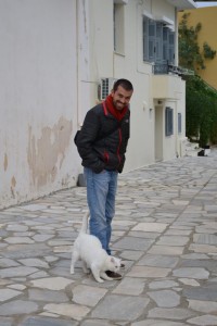 Alan in Syros, Greece